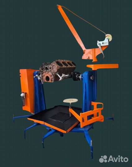 Кантователь для ремонта двигателя