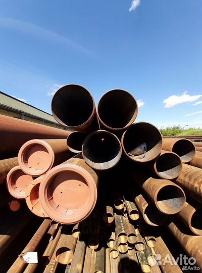 Прямошовная стальная труба 820х11 по ГОСТ 20295-85* из стали 17Г1с-у со склада Санкт-Петербург с дос