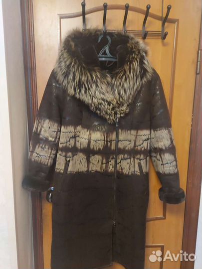 Дубленка женская 52