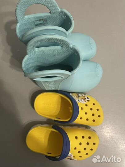 Crocs сабо сапожки детские оригинал