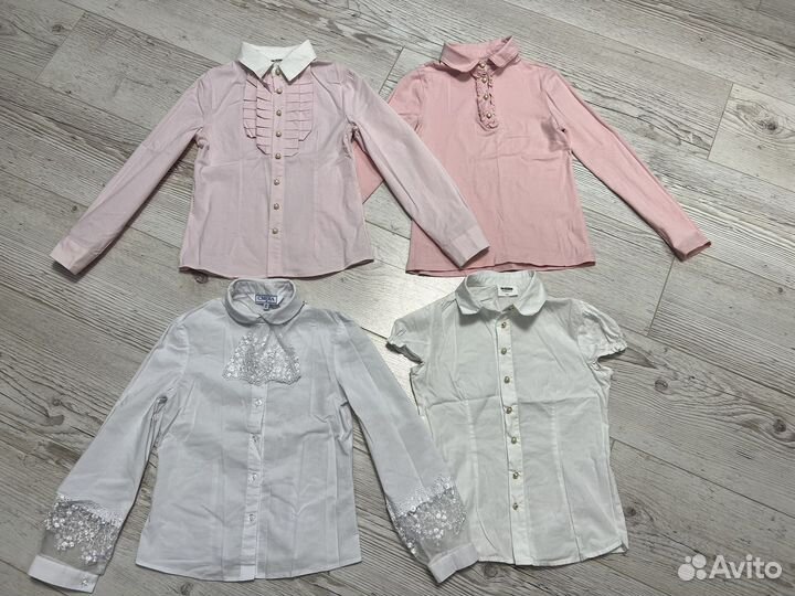 Школьная рубашка, блузка, водолазка 128, 134, 140