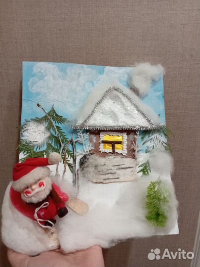 Зимнее панно в школу, в сад