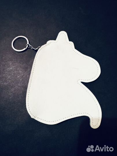 Детский кошелек брелок Единорог на молнии