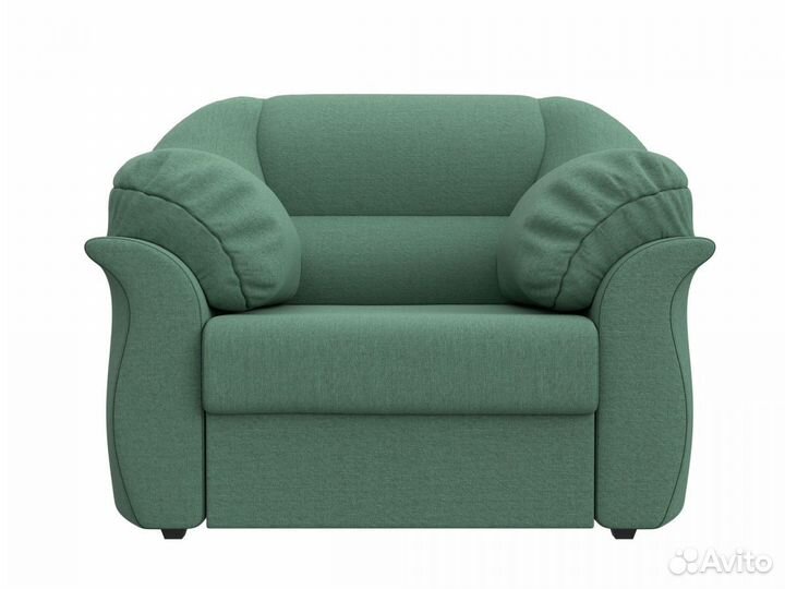 Кресло Карнелла, рогожка, амур зеленый. Москва