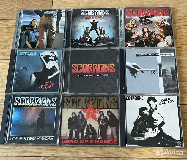 Scorpions на фирм.сд продам