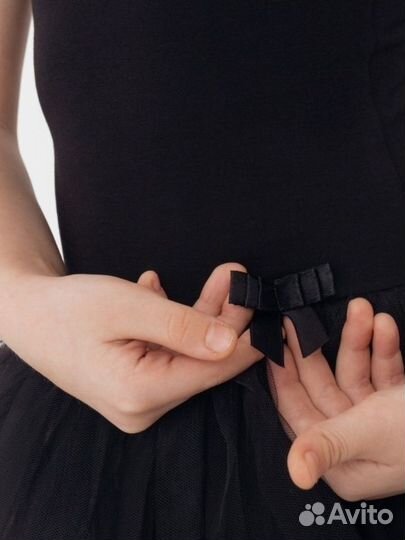 Купальник гимнастический с юбкой