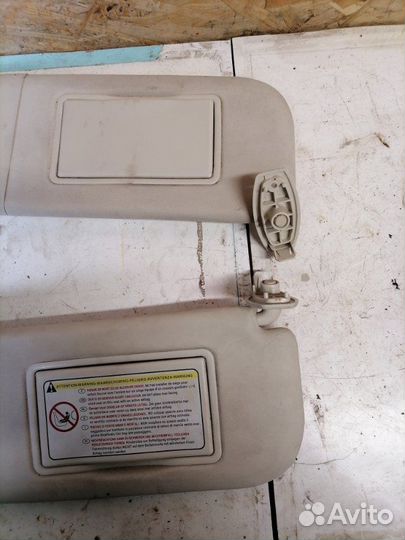 Козырек солнцезащитный (пара) Citroen C4 купе