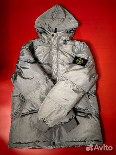 Stone island крутой Пуховик куртка р48-50-52-54