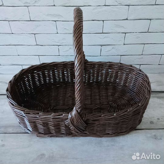 Корзина плетеная для грибов