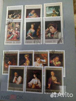 Альбом с марками Монголии