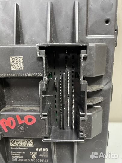 Блок BCM Фольксваген Поло 5 рестайлинг