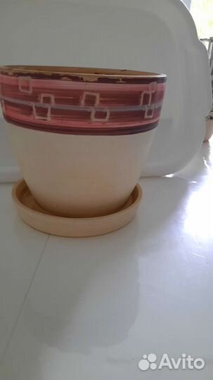 Горшок для цветов керамика