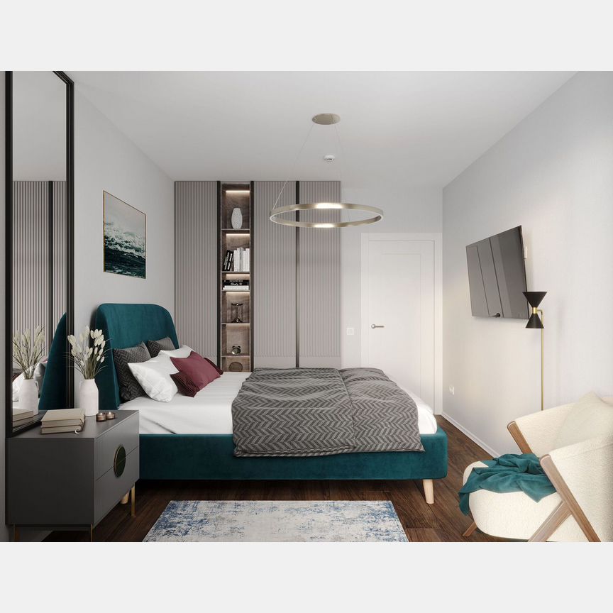 2-к. квартира, 47,5 м², 22/23 эт.
