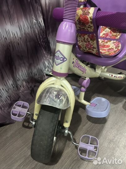 Детский велосипед с родительской ручкой