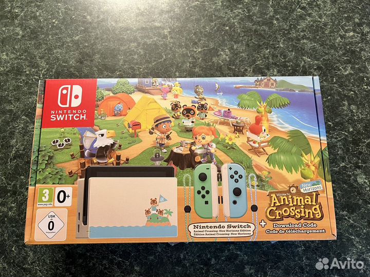 Nintendo switch animal crossing edition
