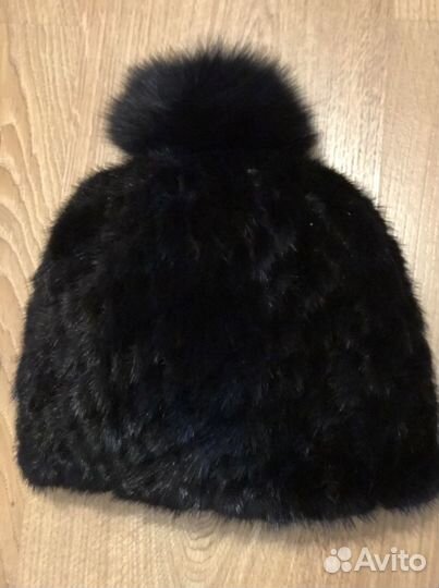 Шапка женская из меха норки