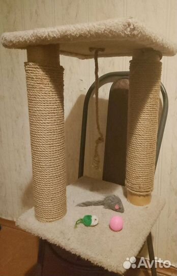 Когтеточка для кошек (двухстолбная)