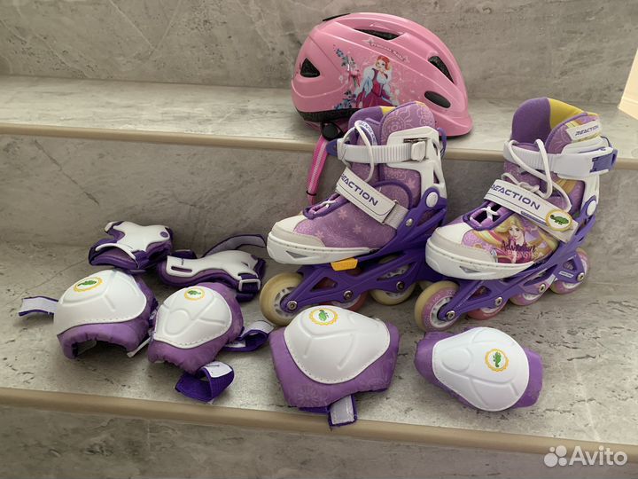 Детские ролики и защита