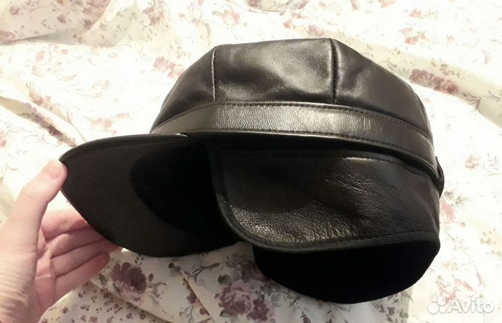 Мужская кепка тёмно-коричневая