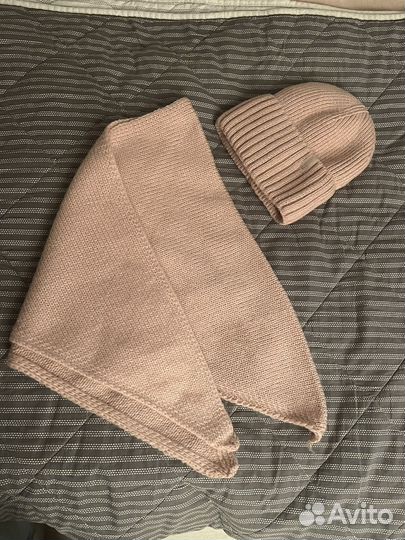 Комплект шапка и шарф женские