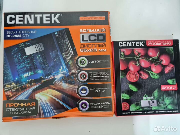Весы кухонные Centek и весы напольные