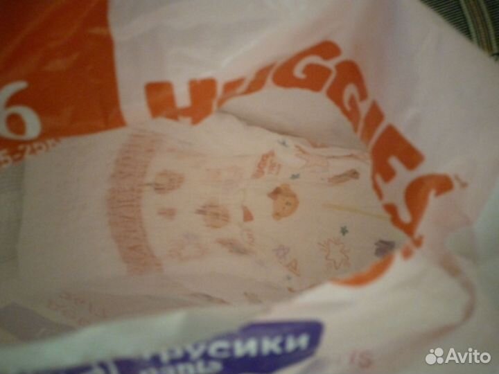 Подгузники трусики huggies 6