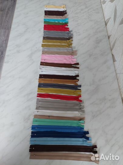 Застежка молния пакетом