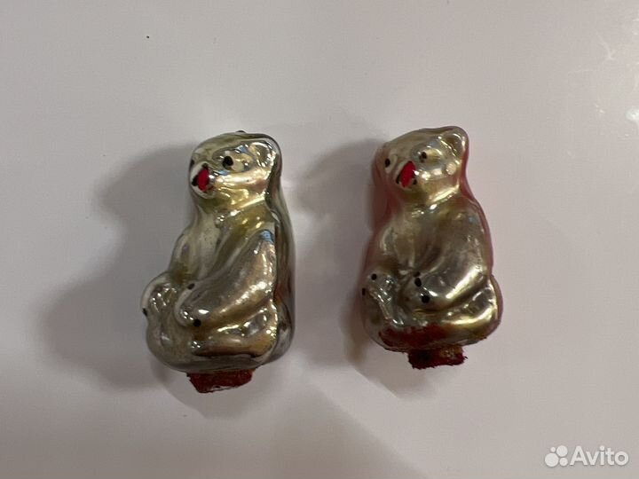 Елочные игрушки СССР мини, малютка