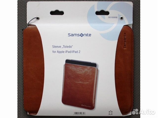 Чехол кожаный Samsonite Sleeve для iPad 1/2/3/4