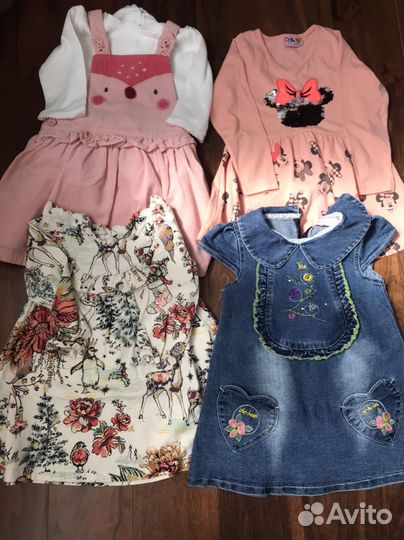 Вещи пакетом на девочку 80 86