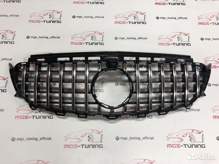Решетка Mercedes e-class 213 GT 63 AMG под камеру