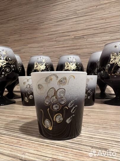 Хрустальный набор (бокалы+рюмки)