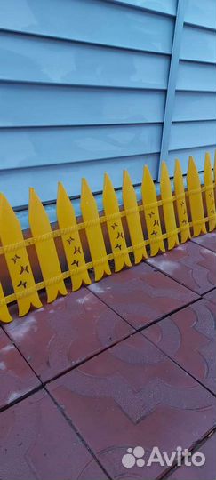 Декоративный забор для клумбы