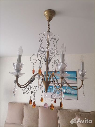 Винтажная люстра италия