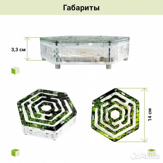 Муравьиная ферма из трех модулей