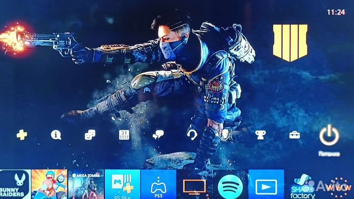 PS4 Pro 1TB + 400 игр (Полный комплект)