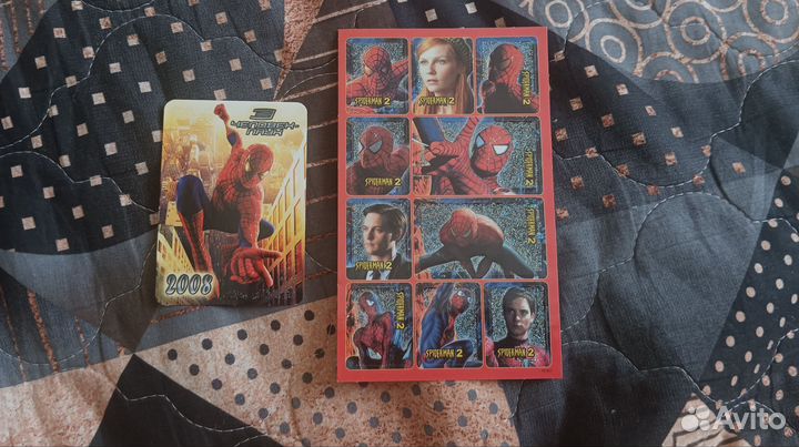 Наклейки, календарики, закладки разные