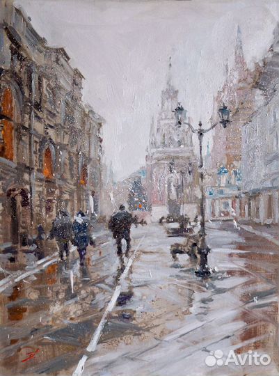 Картина «Снег на Никольской»