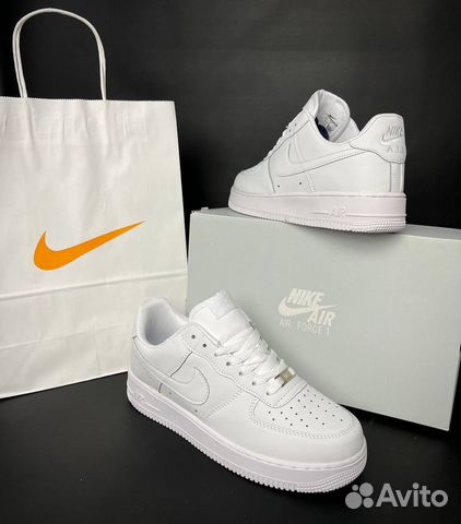 Кроссовки Nike air force 1 luxe белые