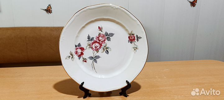 Тарелки - 11 штук. Фарфор. Позолота. Германия