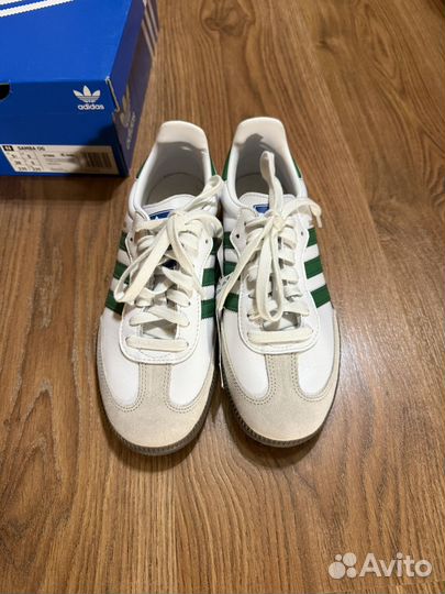Кроссовки adidas originals Samba OG зелёные
