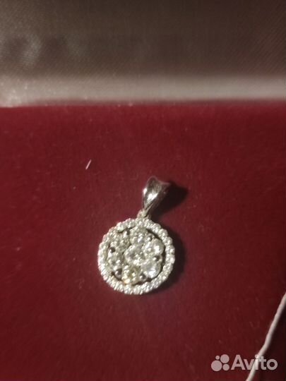 750 проба белое золото с бриллиантами