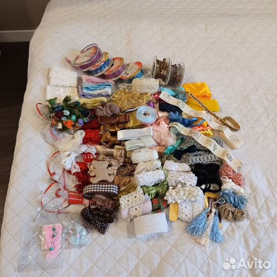 Ленты для рукоделия, тесьма, винтаж, дети, хлопок