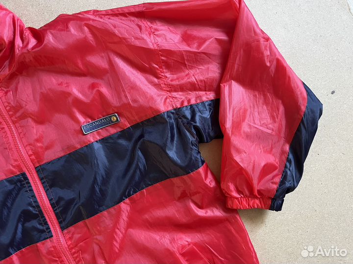 Классная винтажняя двухстороння ветровка