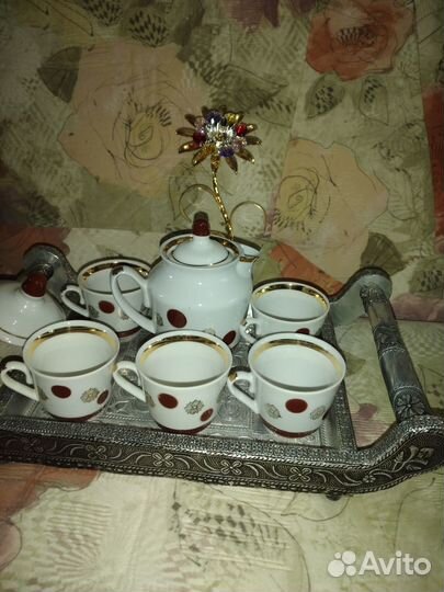 Остатки сервизов:freiberger porzellan и 