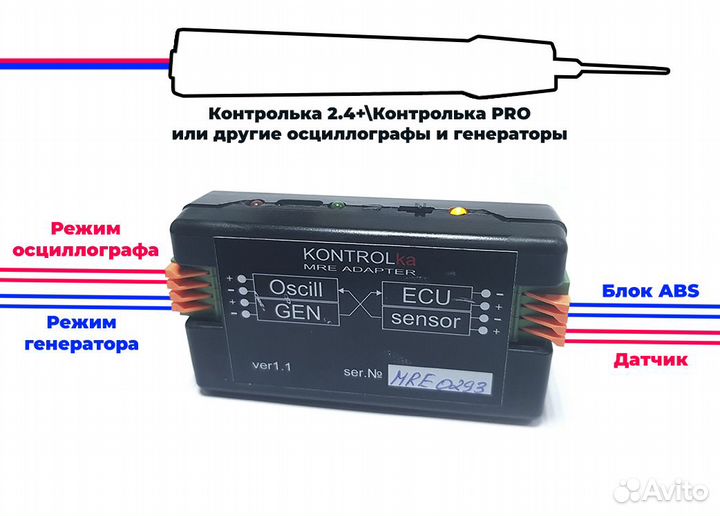 Умная контролька 2.4+ с адаптером для ABS MRE