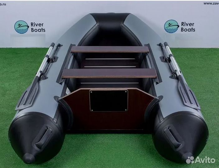 Лодка пвх RiverBoats RB — 300 Лайт+ с Плоским дном