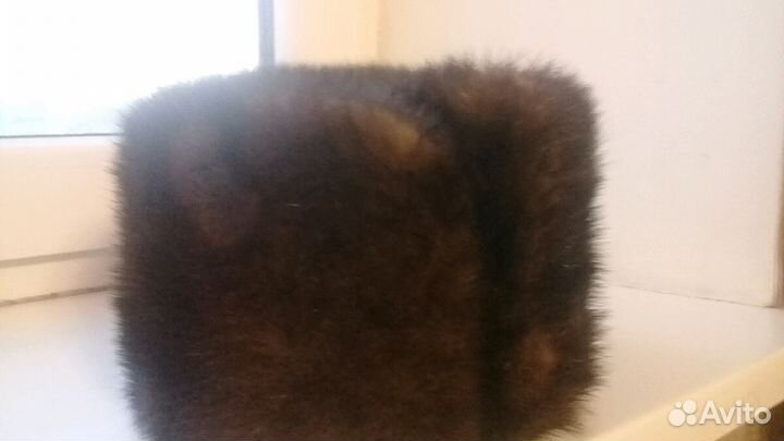 Мужская шапка, норковая, новая