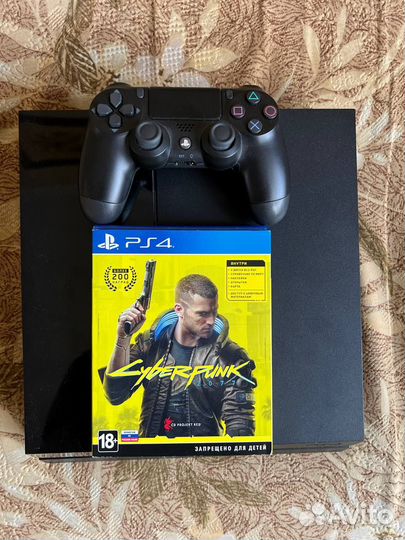 Sony playstation 4 fat + Cyberpunk 2077