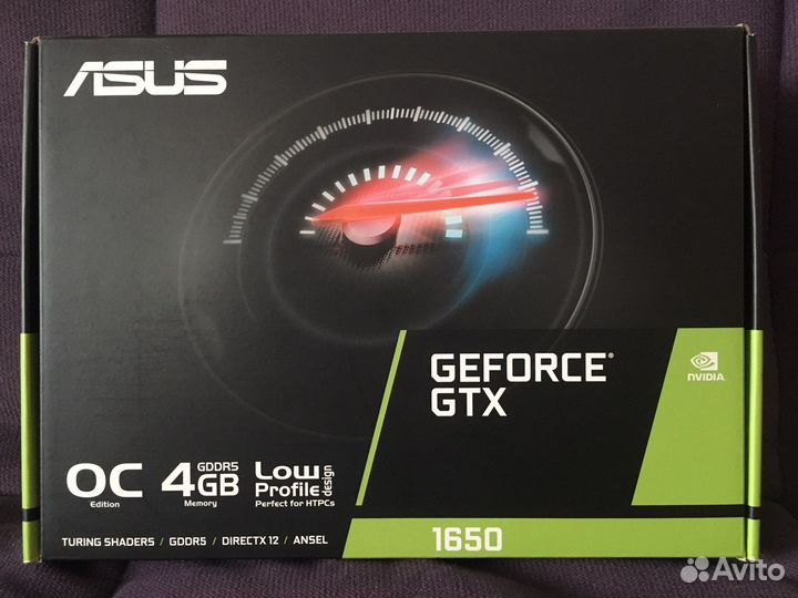 Видеокарта gtx 1650 4gb